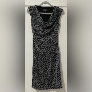 Metallic cheetah curve hugging dress🐆🖤🩶